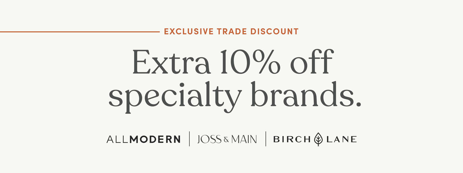 Specialty Trade Discount Wayfair